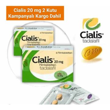 Cialis 20 mg 4 Lü Tablet 2 Kutu Kampanyalı