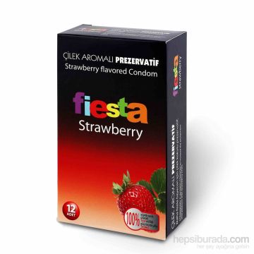 Fiesta Strawberry Çilekli 12’li Prezervatif